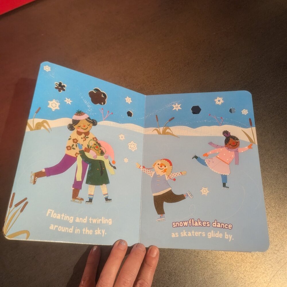 All the Little Snowflakes colorful cutout board book - Picture 3 of 5